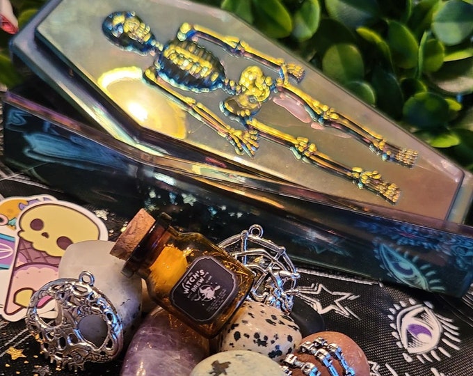 Limited Edition Halloween Crystal Confetti With Coffin Etsy