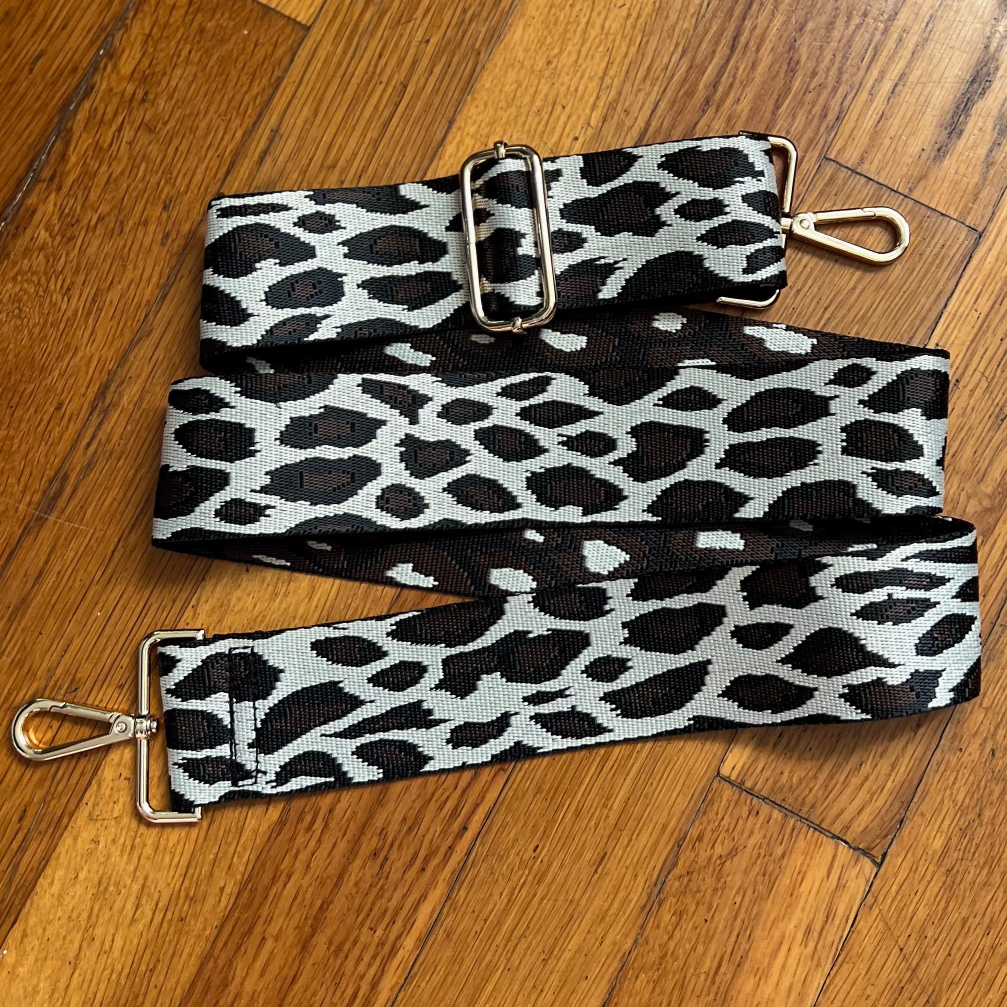 Guitar Strap for Handbag, Purse Strap, Replacement Shoulder Bag Straps, Crossbody Bag Strap, Animal Print Strap <>