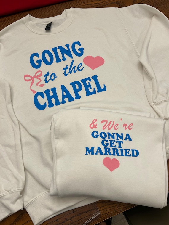 Bride Sweatsuit Set, Going to the Chapel Bridal Outfit, Getting Married Sweatshirt Set, Wedding Morning Pajamas, Future Mrs Gift