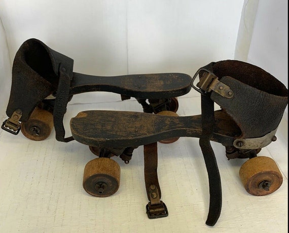 Strap on Roller Skates Vintage Very Old