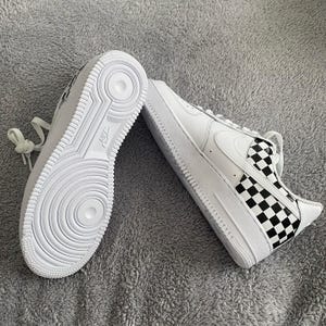 Custom Air Force 1 - Checkered  - Adult Sizes only - Prices Vary