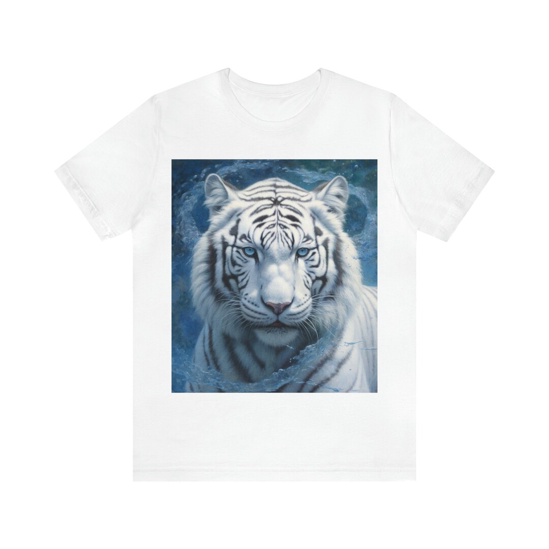 Foil Tiger Tee White main image 1