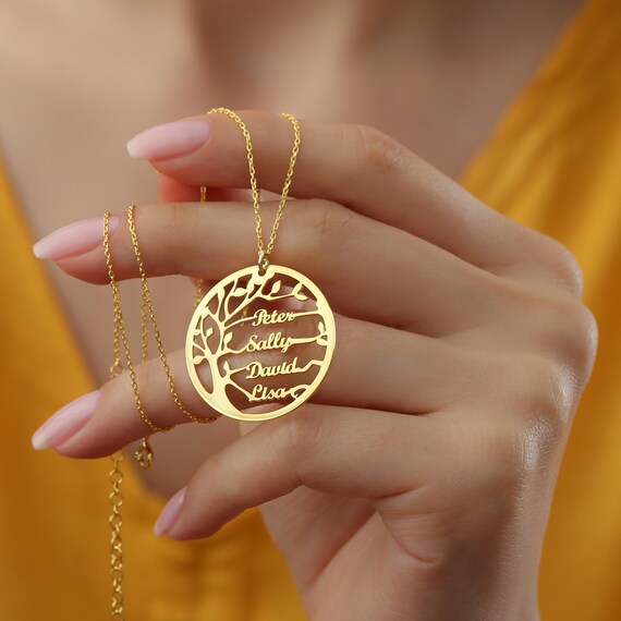 Personalised 925 Sterling Silver Family 