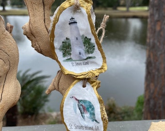 St. Simons Island Oyster Ornaments