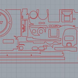 Sony A6400 Body Skin Wrap Cut File
