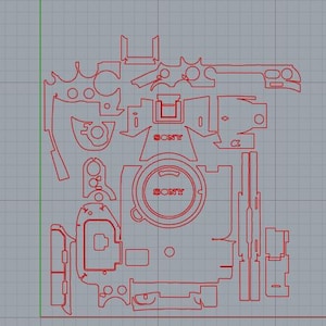 Sony A7R IV Skin Wrap Cut File