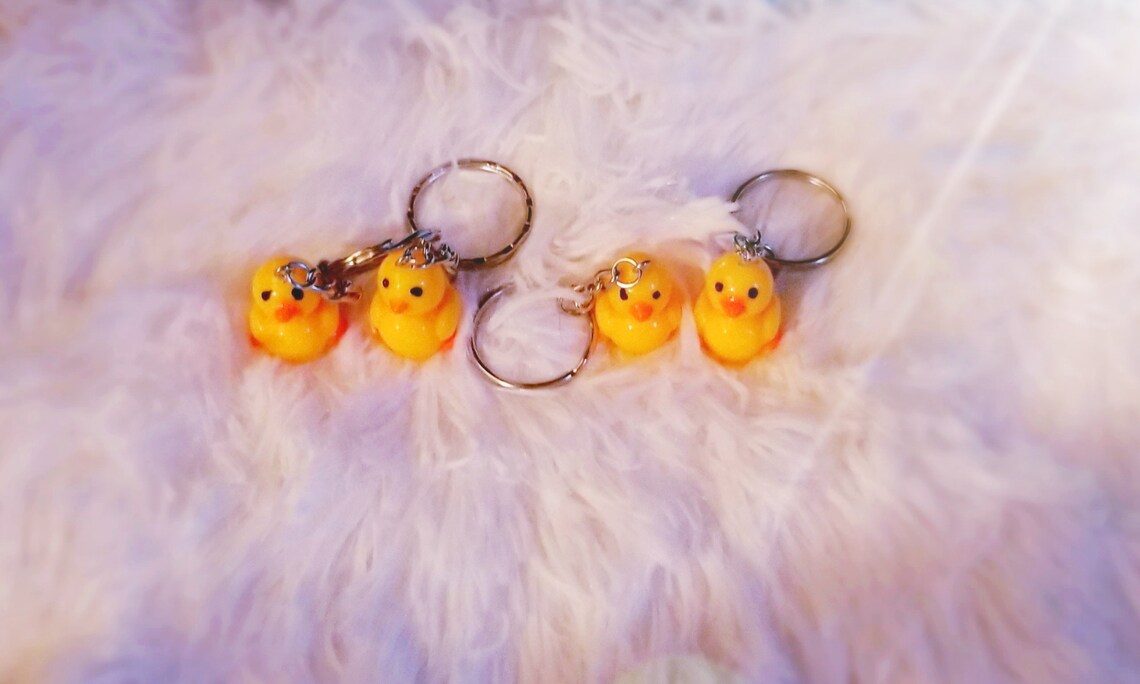 Chicken Keychain Etsy