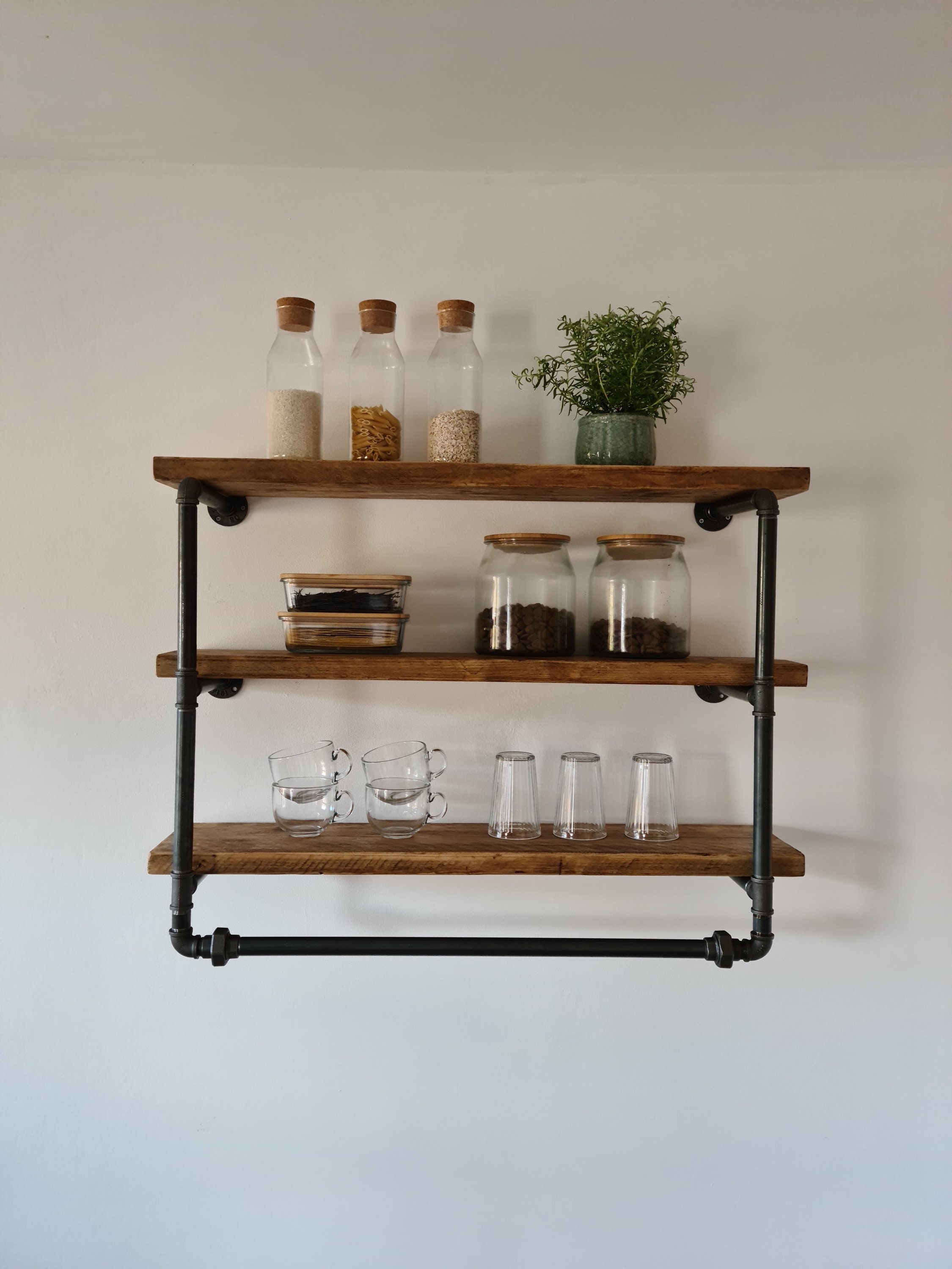 Industrial Display Shelf Storage Customise for Kitchen Etsy UK