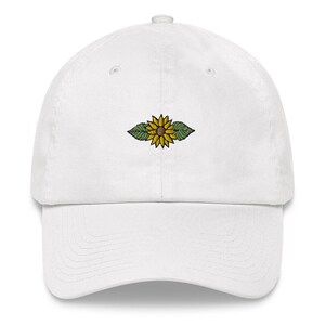 Dad hat, flower baseball cap, Embroidered womens floral hat.