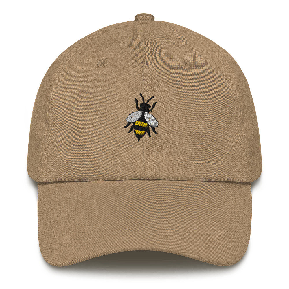 Bee Hat Cute Baseball Hat Bee Embroidered Dad Hat Insect Etsy