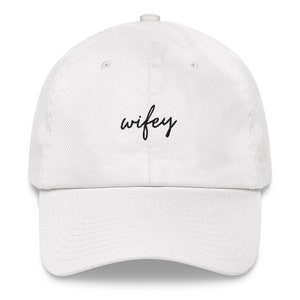 Dad hat, Wifey embroidered baseball cap. Engagement Gifts, Gift for Bride, Mom Hat.
