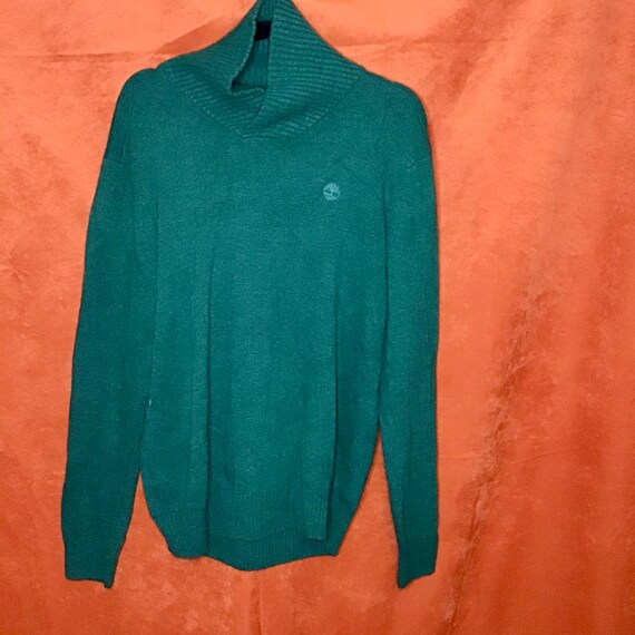 Green Timberland Turtleneck