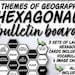 5 Themes of Geography Hexagonal Display and Hexagonal Thinking Activity ...