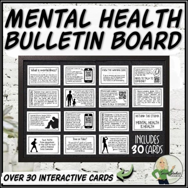 Mental Health Awareness Interactive Bulletin Board