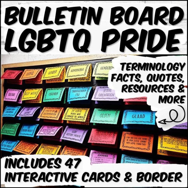 LGBTQ+ Awareness Interactive Bulletin Board