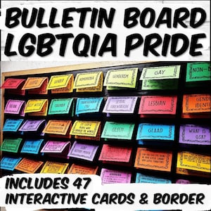 LGBTQIA+ Awareness Interactive Bulletin Board