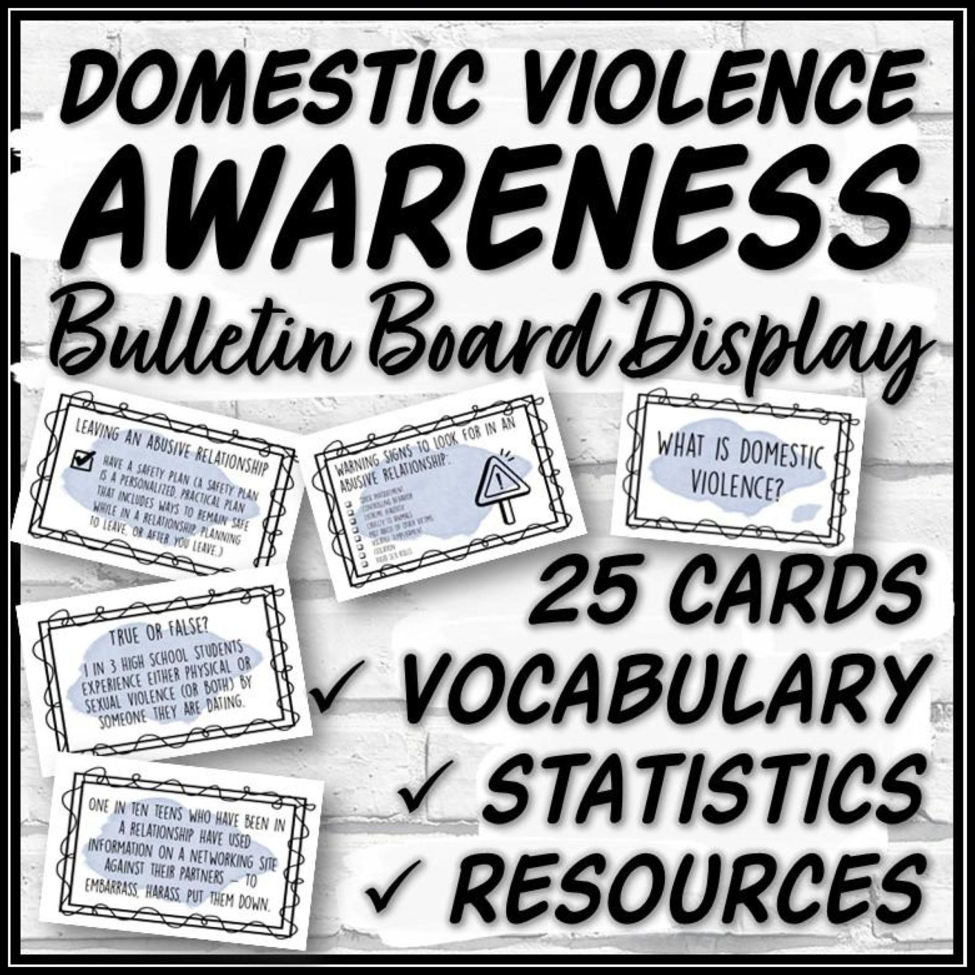 Domestic Violence Awareness Bulletin Board - Etsy