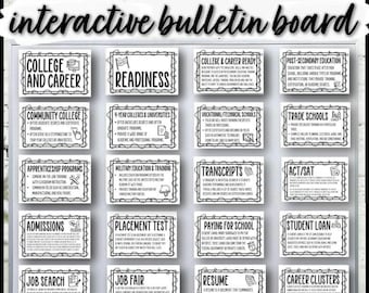 College and Career Readiness Interactive Bulletin Board and Graphic Organizer