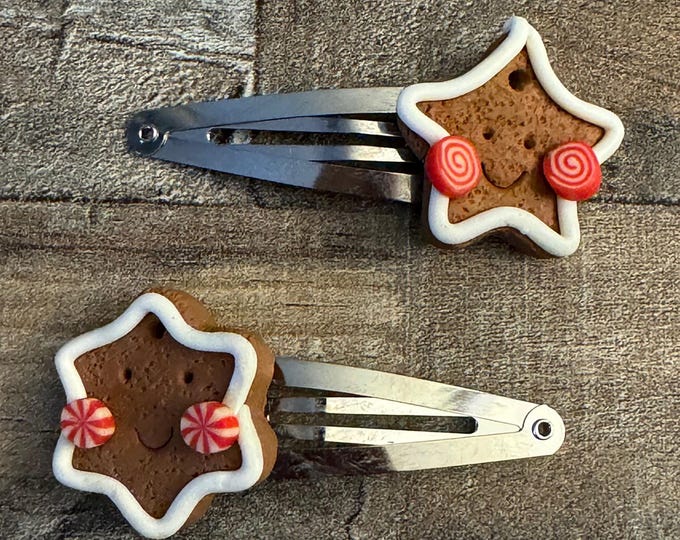 Gingerbread Cookie Snap Clip, LUKDesignsBoutique