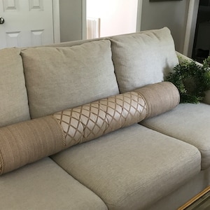 Vintage Bolster Pillow - 52" Long Bolster Pillow - Extra Long Bolster Pillow - Decorative Bolster Pillow - SHIPS By FedEx Home Delivery ONLY