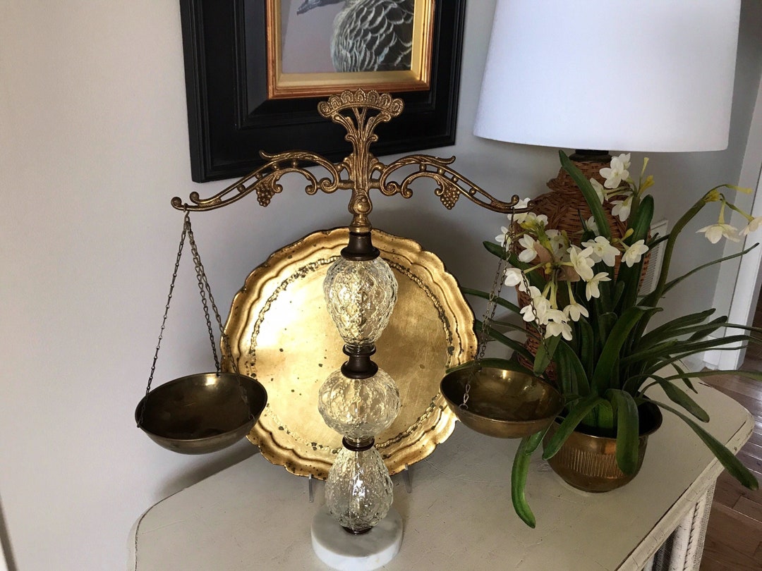 Decorative Balance Scales Vintage Balance Scale Decor Etsy