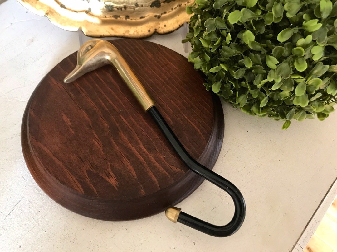 Iron & Brass Damper Hook Brass Duck Head Damper Pull Etsy