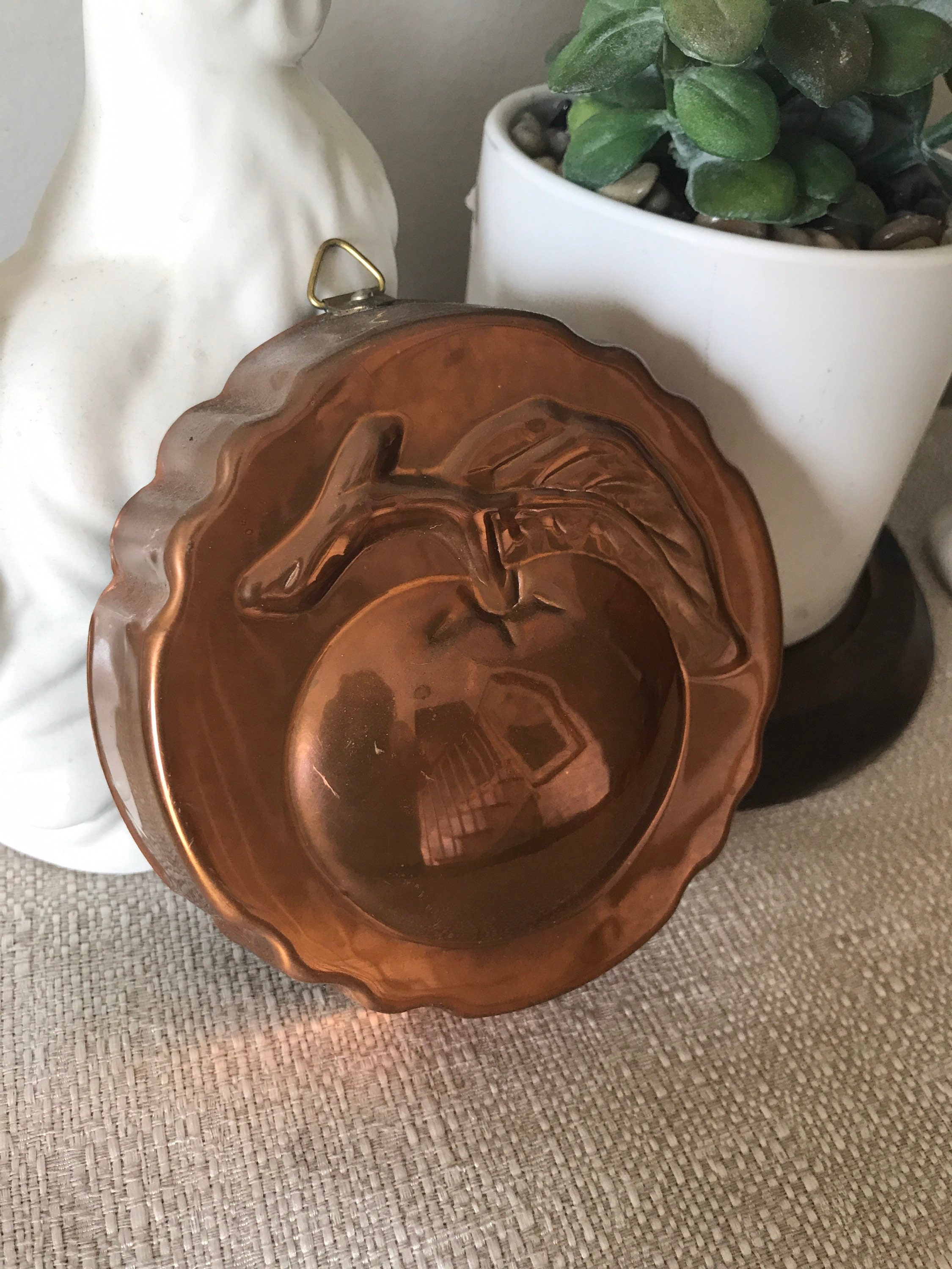 Mini Copper Mold Set Vintage 2 pc. Copper 5 Mold Set Etsy