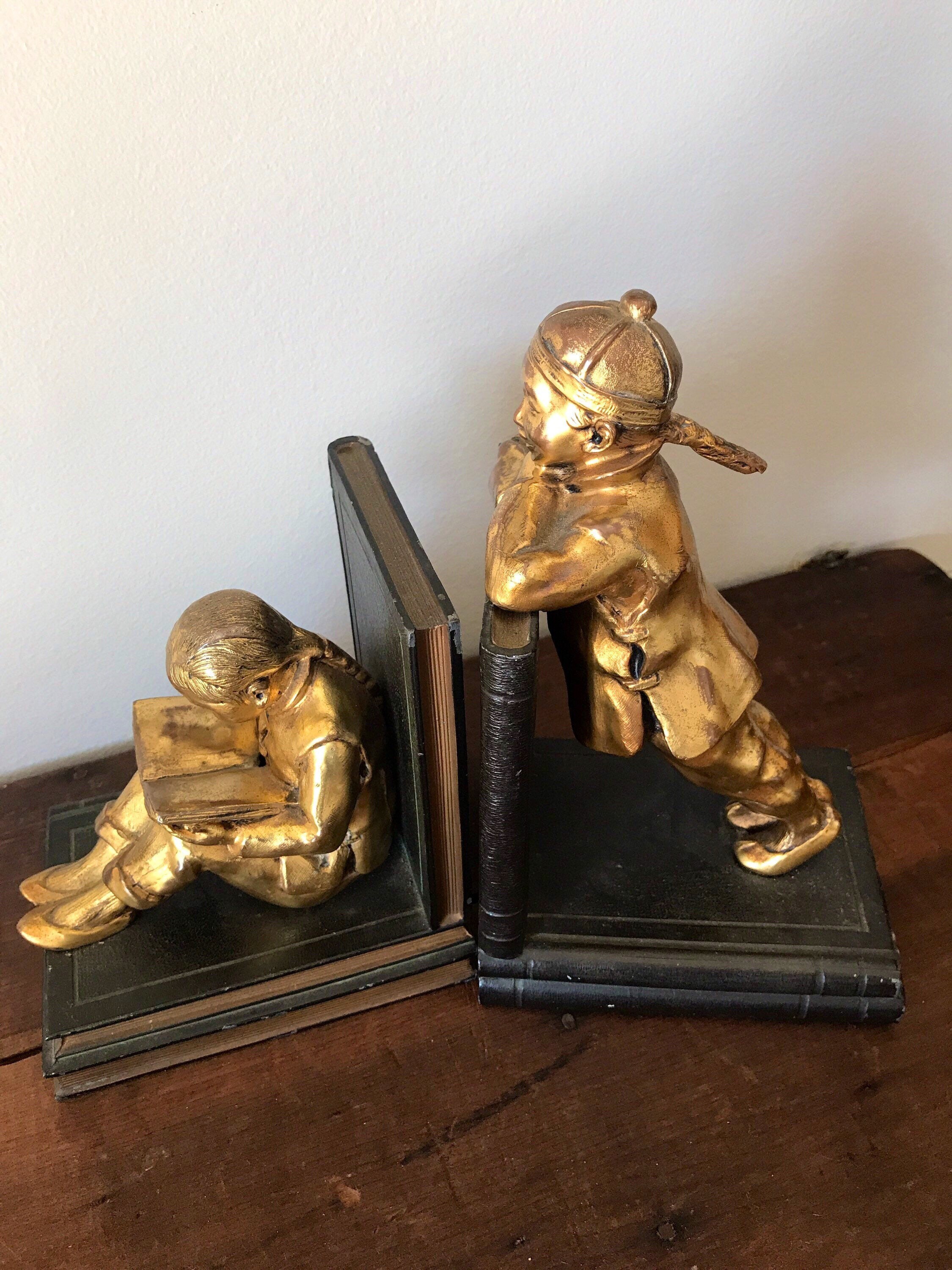 RONSON Art Deco Bookends VTG ART Metal Works Bookends Etsy