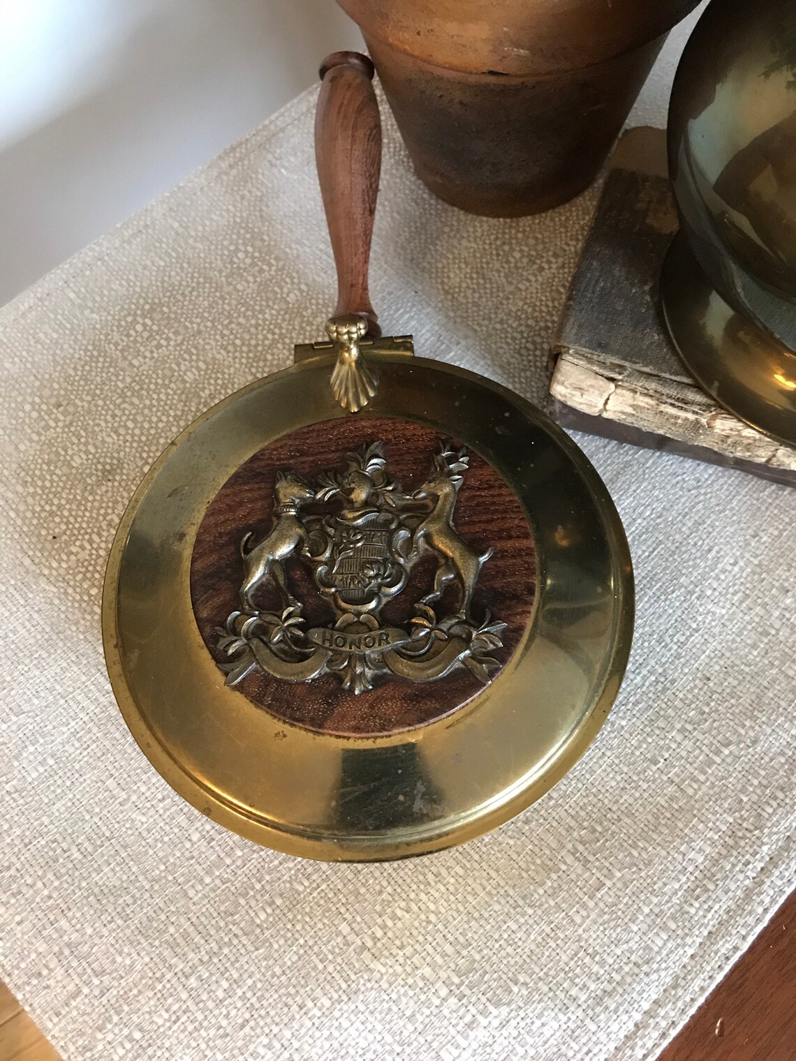 Silent Butler Vintage Silent Butler Brass Silent Butler Etsy