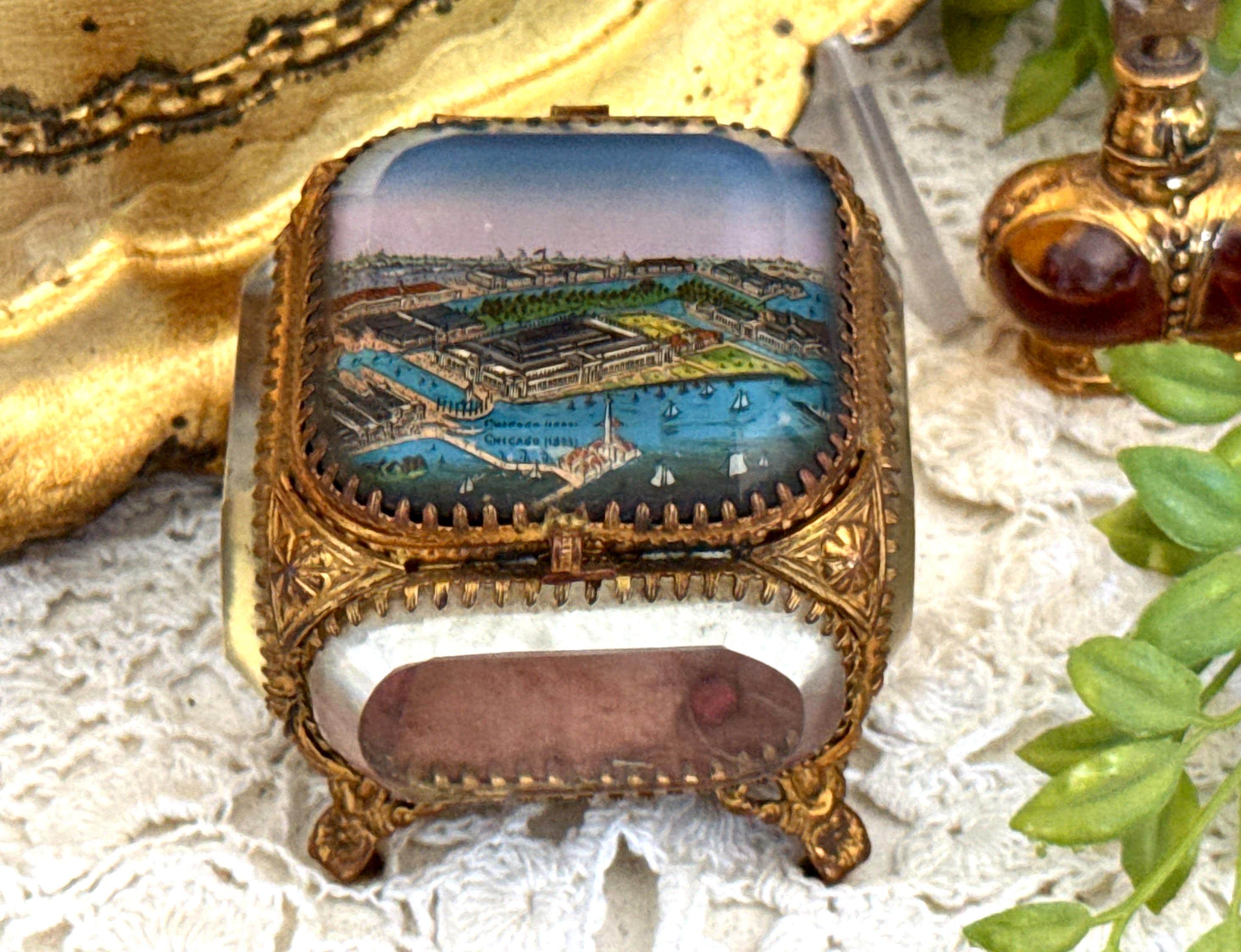 Chicago Worlds Fair 1893 Glass - Etsy