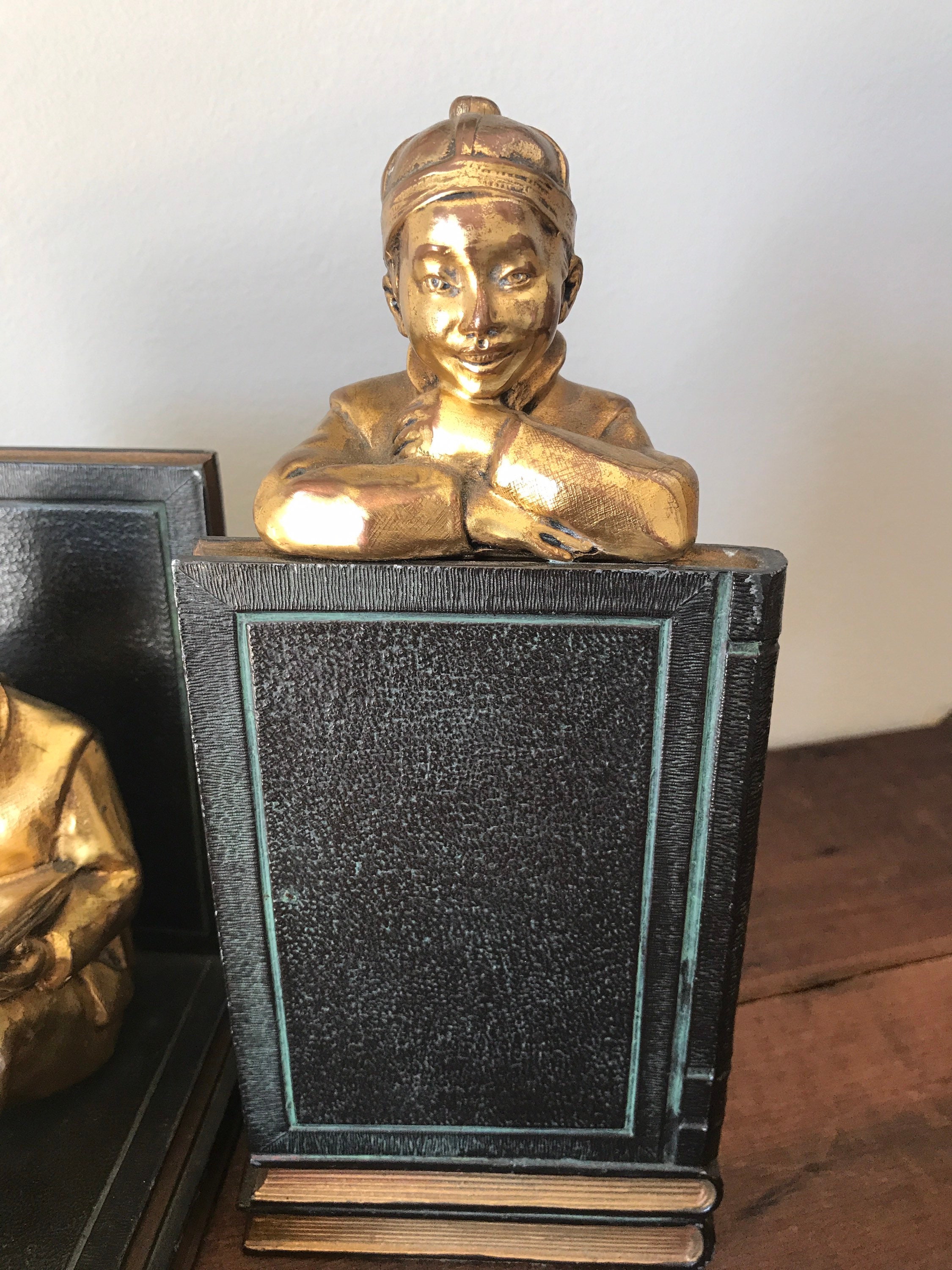 RONSON Art Deco Bookends VTG ART Metal Works Bookends Etsy