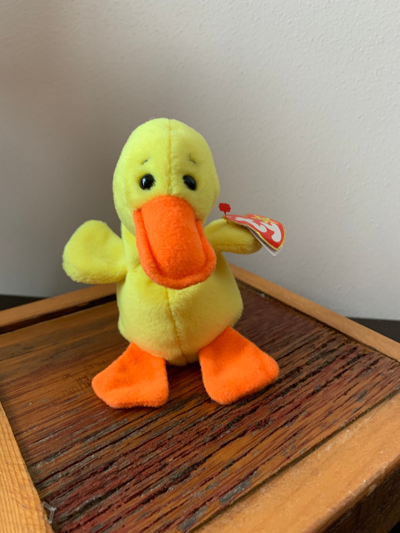 1994 TY Beanie Baby Quackers Etsy