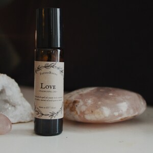 Love Spell Oil Roller / Love Anointing Oil | Spell Oil Ball Roller Bottle | 10 ml