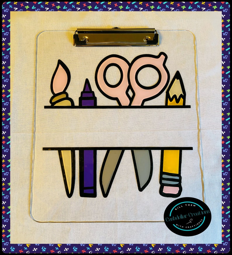 Teacher's Personalized Clipboard, Custom Gifts for Teachers, Personalized Clipboards, Teacher Appreciation Gift image 5