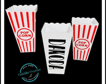 Personalized Popcorn Bucket: Reusable Plastic, Movie Night Treat