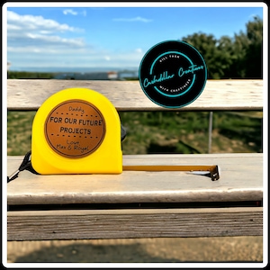 Father&#39;s Day Gift, Personalized Measuring Tape, Tools for Dad, Gifts for Dad, Gifts for Grandfather