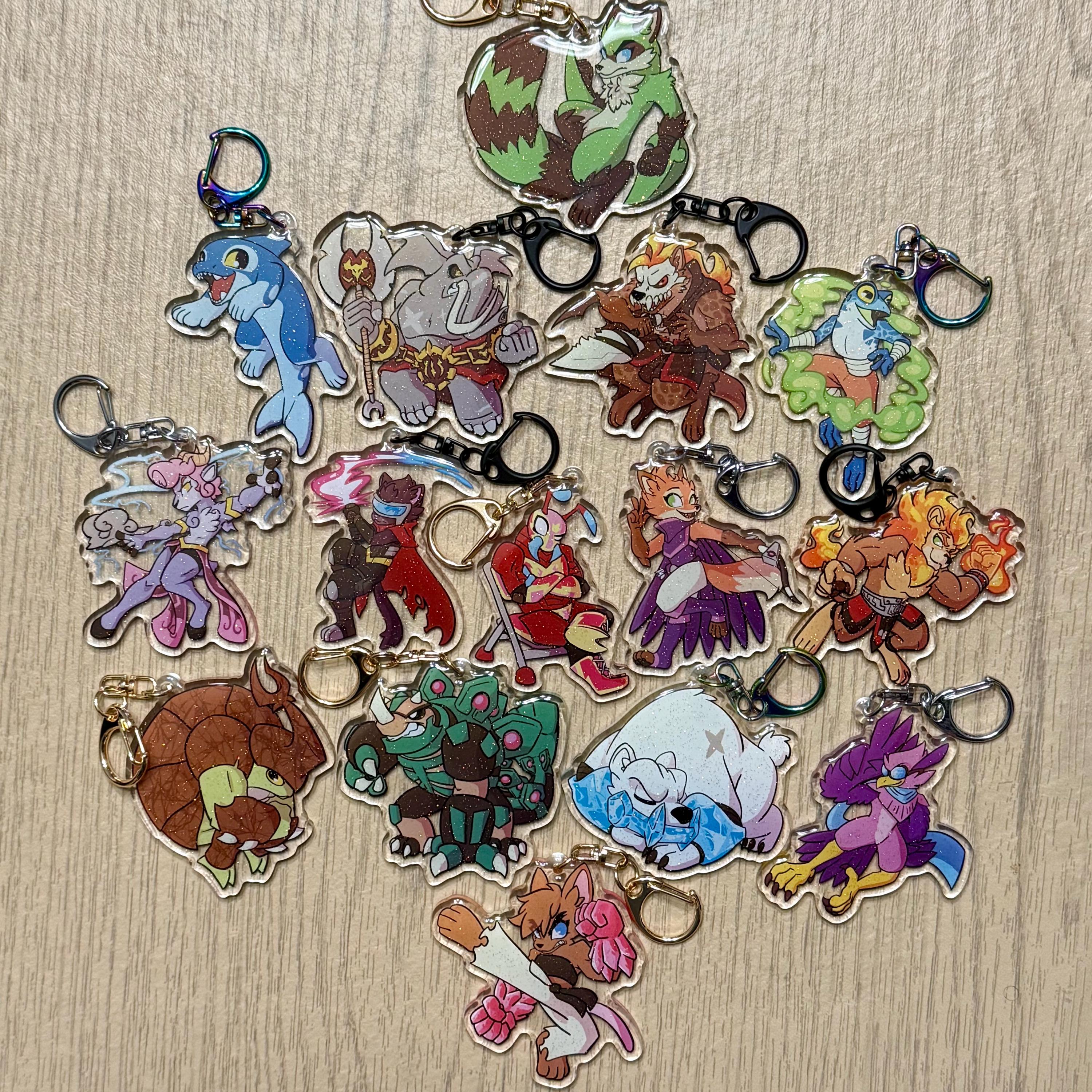 Rivals of Aether 2 Keychains - Etsy