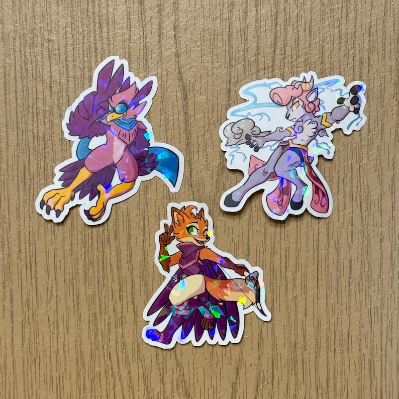 Naklejki holograficzne Rivals of Aether 2 zdjęcie 4