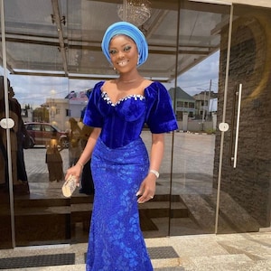 Wedding Guest, Lace Style,owanbe ,aso Ebi Dress, Women Dress, African ...