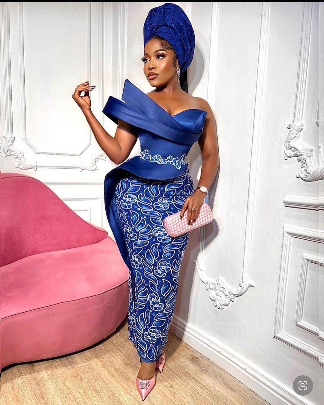 Stunning Plus Size African Nigerian Plus Size Bridal Outfits With Beaded  Belt, Ruffled Neckline, And Long Sleeves Includes Pant Suit Robes From  Alegant_lady, $127.47