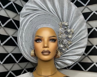 Auto gele,asooke,ready to wear headgear,fabric autogele, pte-tied autogele, aso-ebi nigerian gele wedding wears traditional clothing