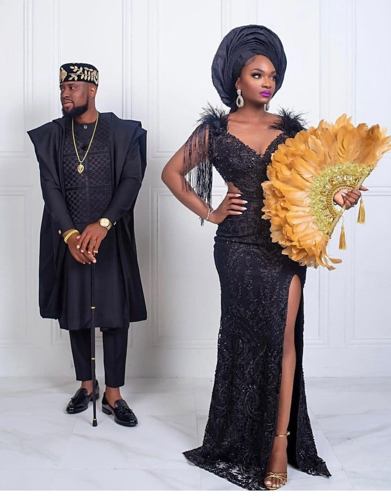 nigerian traditional wedding fans
