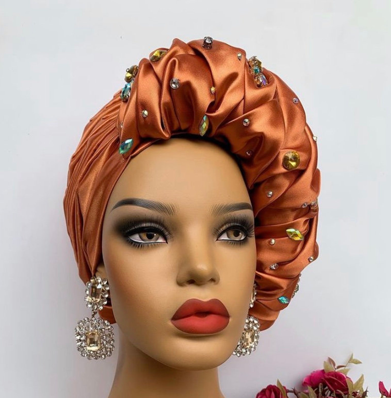 Stylish African ties with headband design ready to wear Etsy