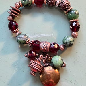 Ruby in Zoisite Stretch Bracelet