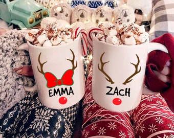 Kids Hot Chocolate Mug - Holiday Decor - Kids Christmas Mug - Personalized Mug - Christmas Gift for Kids - Cocoa Mug - Personalized Gift