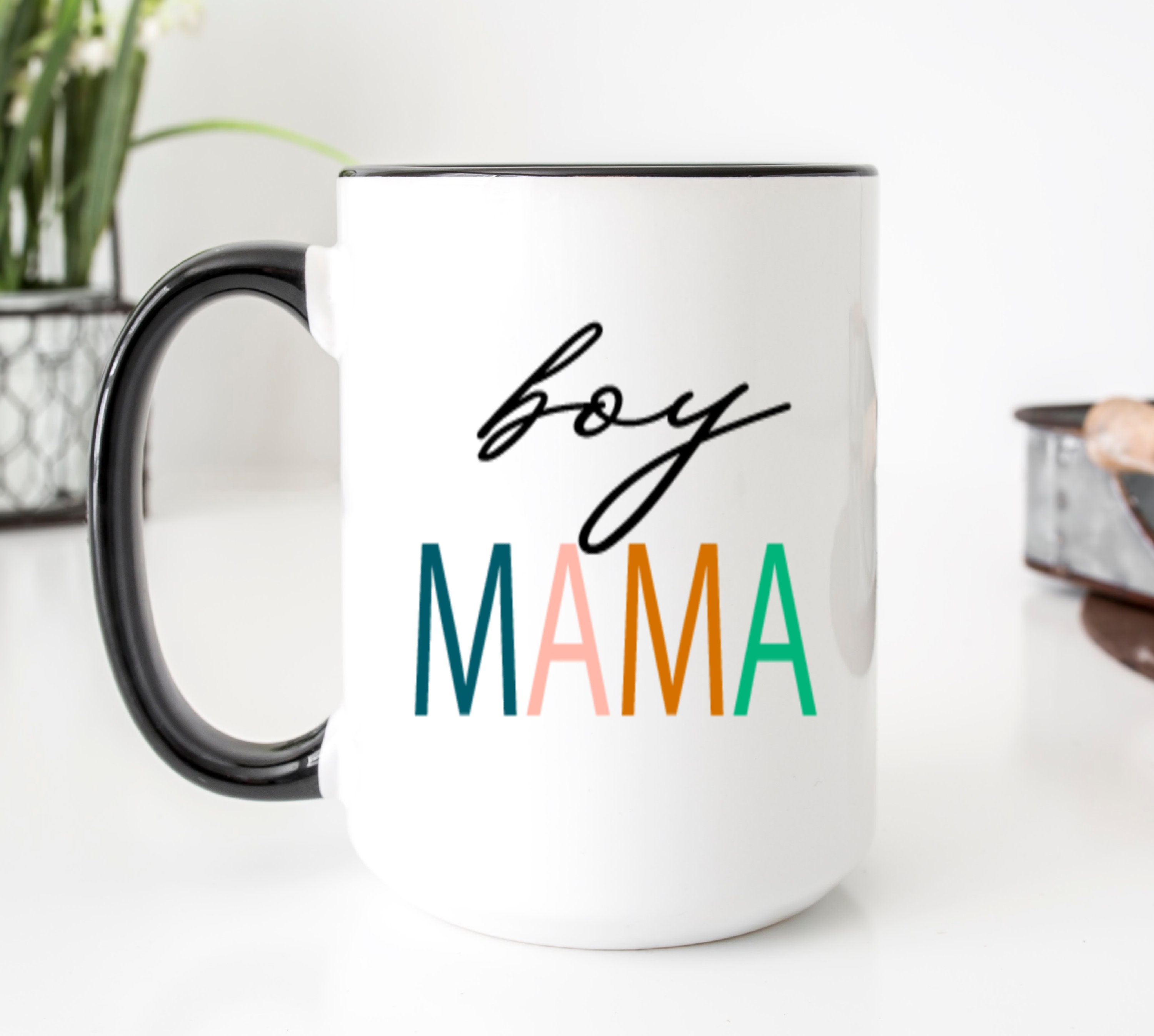 Set of 2 Great for Birthday Mama Mamas Girl Coffee Mugs Mother’s Day Gift for Mom From Daughter | Cute coffee Glasses Set for Mother Daughter Matching Gifts Idea 