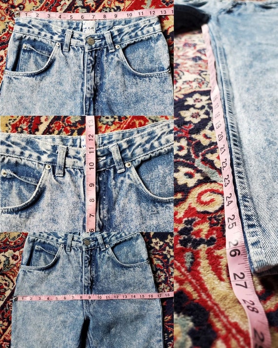 Vintage 1980's Acid Wash Jeans - image 4