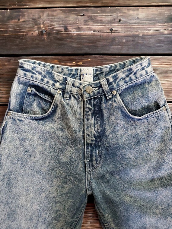 Vintage 1980's Acid Wash Jeans - image 5