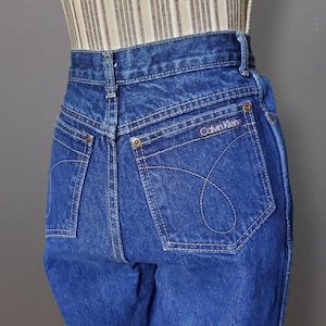 Vintage 70&#39;s-80&#39;s made in usa dark wash Calvin Klein jeans!