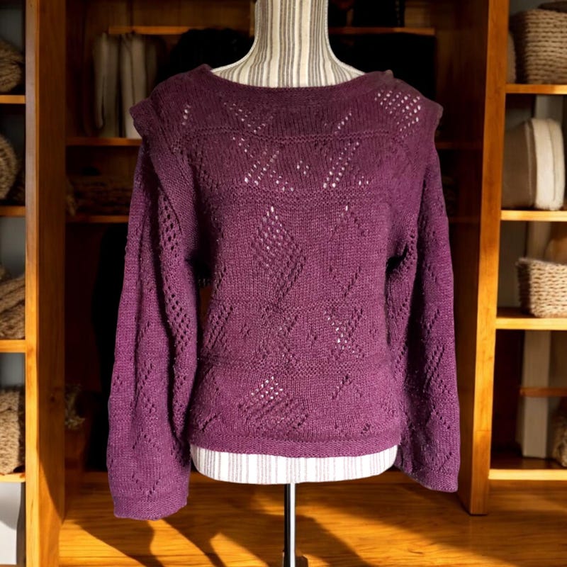 Open Knit Sweater